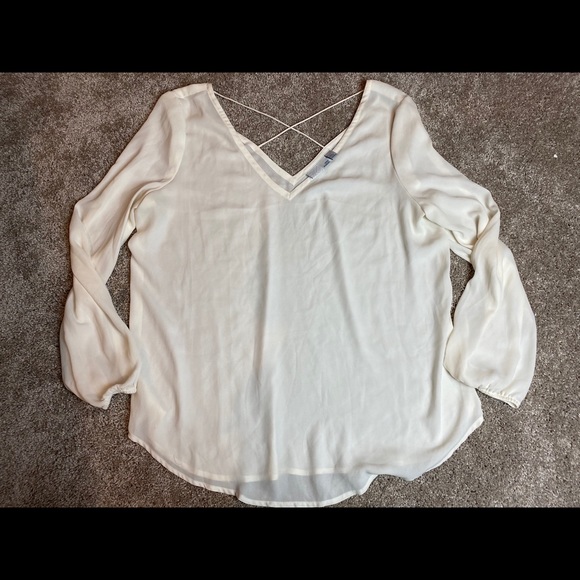 14th & Union Tops - 14th & union ivory‎ blouse large
